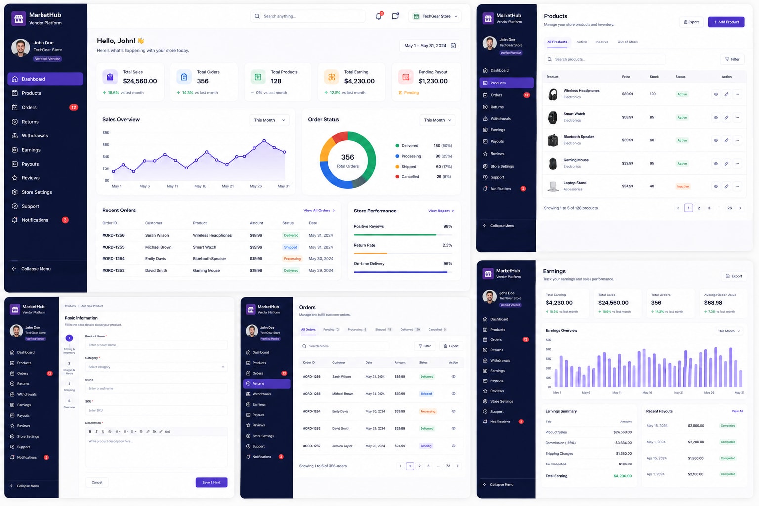 Multi Vendor Ecommerce Marketplace Platform screen 4