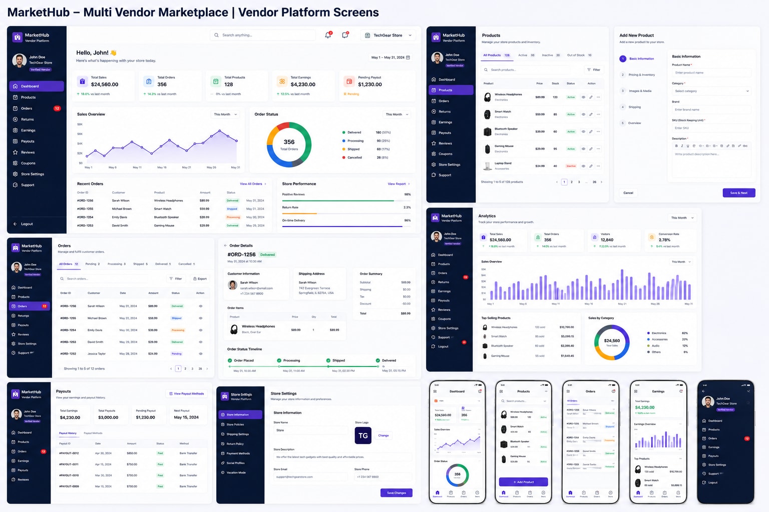 Multi Vendor Ecommerce Marketplace Platform screen 3