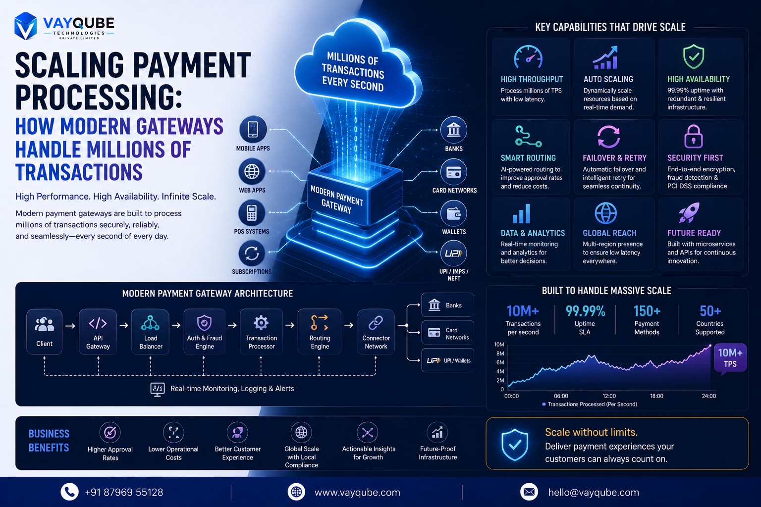 Scaling Payment Processing: How Modern Gateways Handle Millions of Transactions